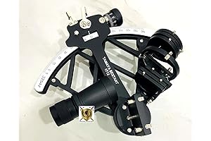 Classic Black 9" Vintage Tamaya Sextant: An Exquisite Tool for Navigators and Surveyors