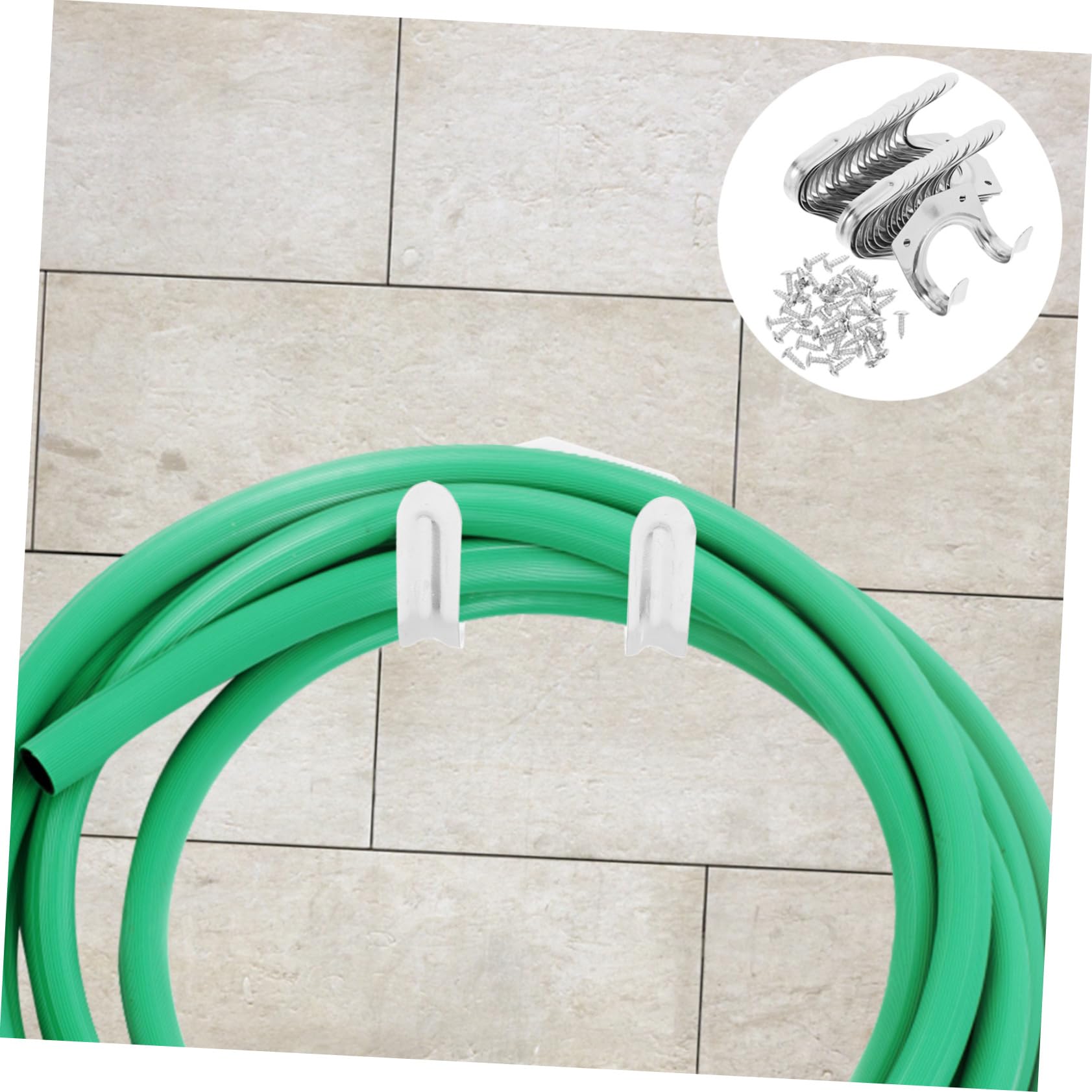 20pezzi Ganci Da Garage Carbonio Per Organizzazione e Da Installazione e Resistente Stoccaggio Versatile Per