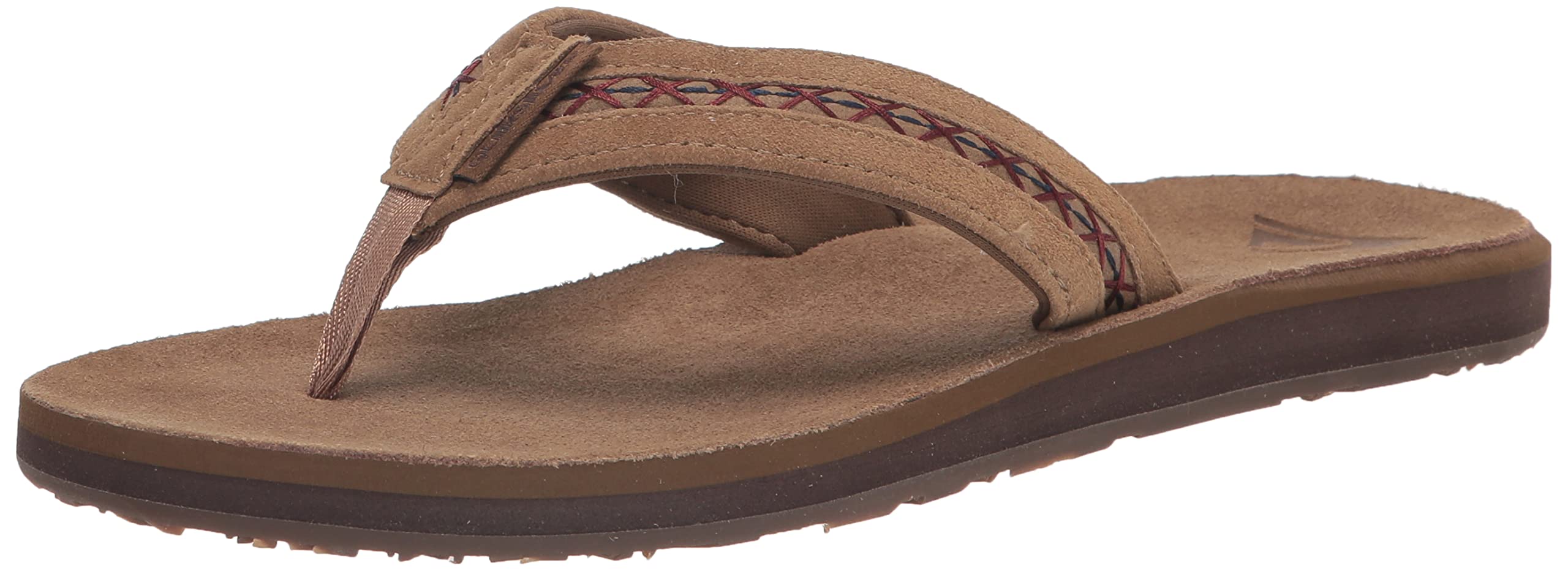 Quiksilver Sandalias Carver Flip Flop de Piel para Hombre, Chanclas