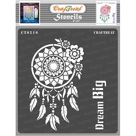 CrafTreat Dream Catcher Stencil: Capture Your Dreams in Art