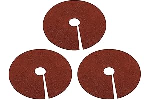 Fasmov 3 Pack 24 inch Heavy Duty Rubber Tree Protector Mat