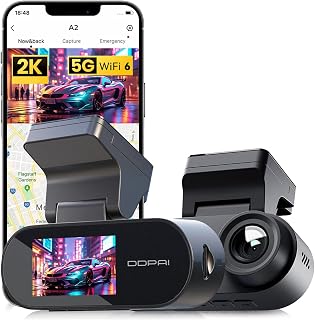 DDPAI Dash Cam for Car with Screen [2026 Edition] 2K QHD Front Camera | ADAS, F1.8 Aperture, Night Vision, 260° Wide Angl... Price In India