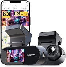 DDPAI Dash Cam for Car with Screen 2026 Edition 2K QHD Front Camera ADAS, F1.8 Aperture, Night Vision, 260° Wide Angle, G-Sensor, WiFi, Super Capacitor, Wi-Fi & App Control