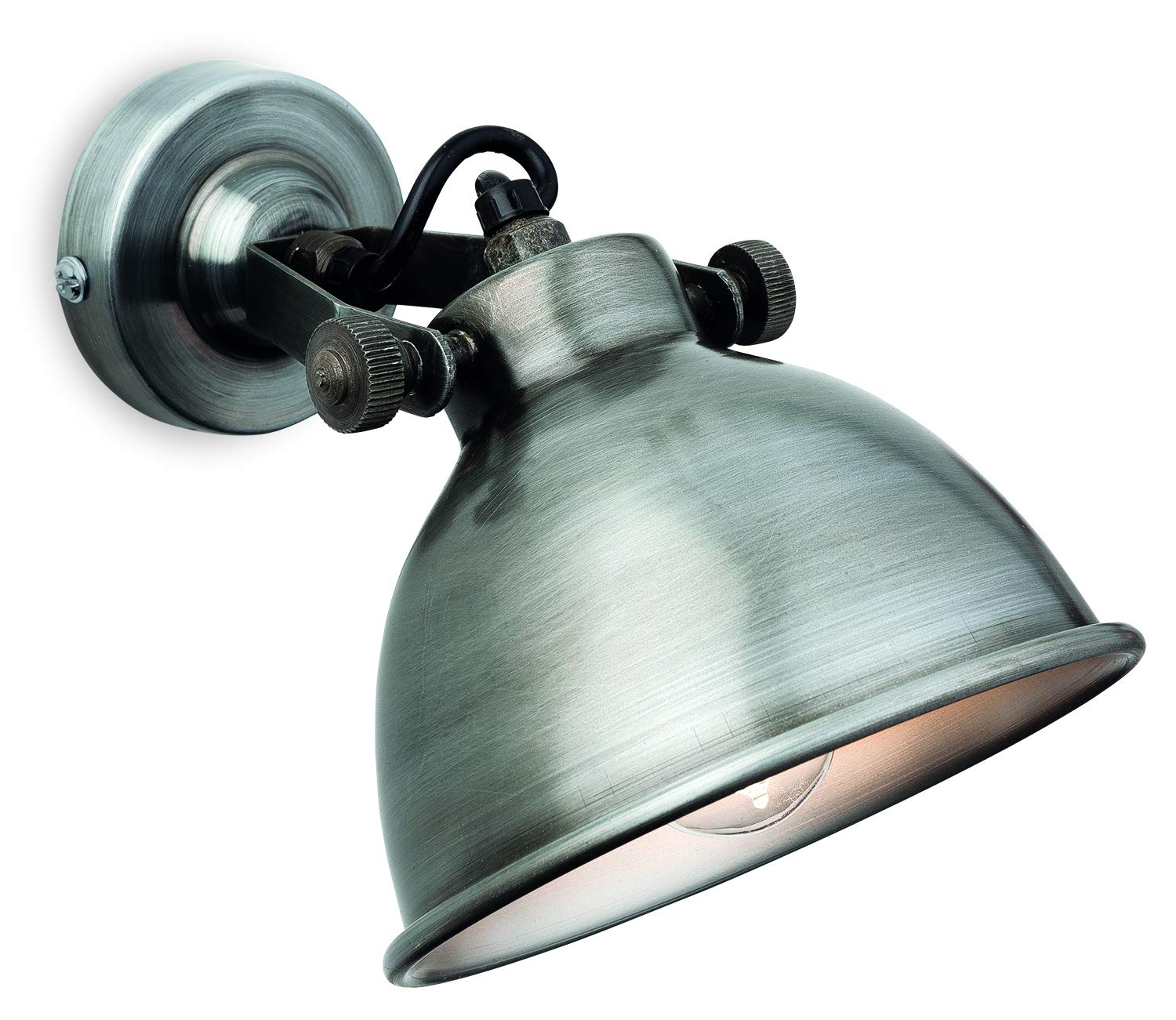 Firstlight Mantis Wall Light, Antique Silver