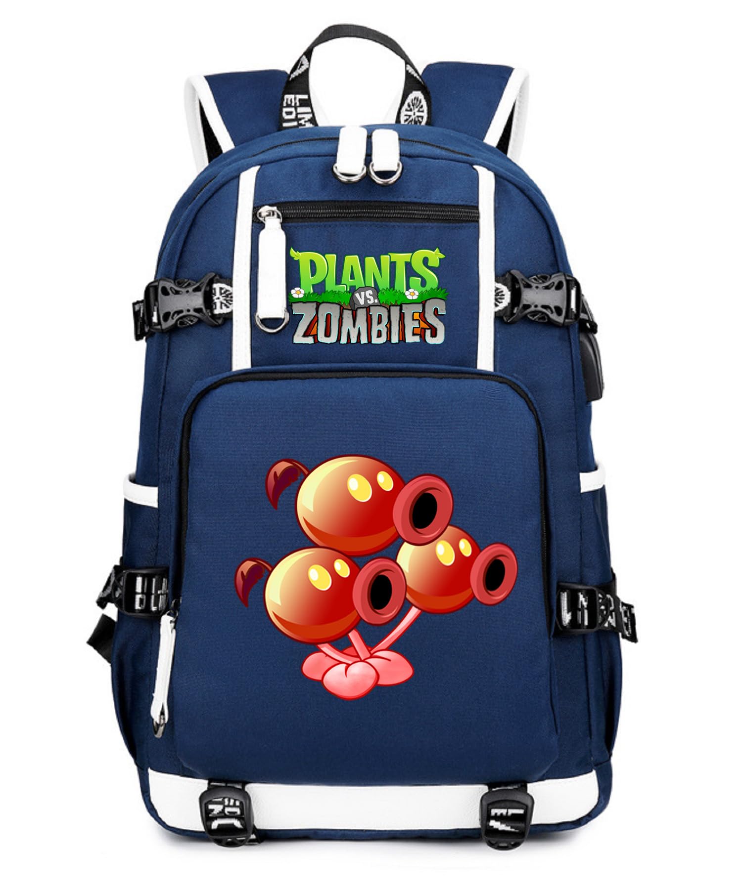 ISaikoy Game Plants vs. Zombies Backpack Shoulder Bag Bookbag School Bag Daypack Satchel Laptop Bag Color6