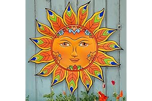 13" Patio Art Sunflower Wall Decor: Transform Your Outdoor Spaces