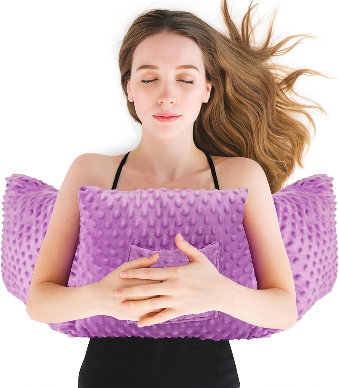 JFHNMLW Mastectomy Pillow, Mastectomy Recovery Supplies for Heart Surgery, Breast Cancer, Reduction & Augmentation Patients Sleeping, Recovery Protection After Surgery Gifts
