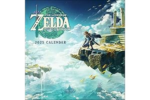 The Legend of Zelda: Tears of the Kingdom 2025 Wall Calendar