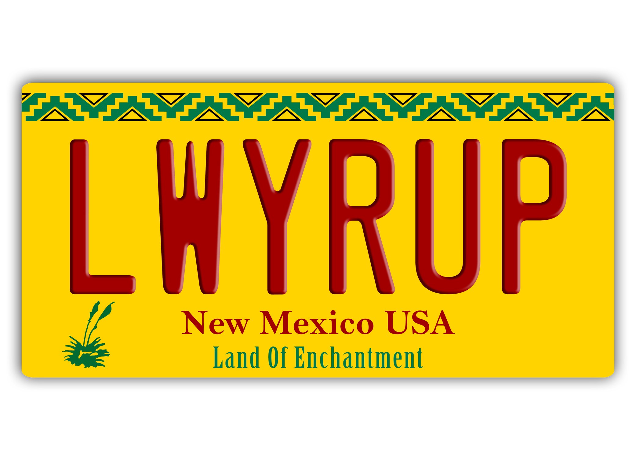 Cirrus Lwyrup Licence Plate - Metal Wall Sign Plaque Art Inspirational