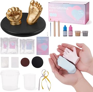 Baby Casting Kit Hands and Feet Mold kit Pink & Blue