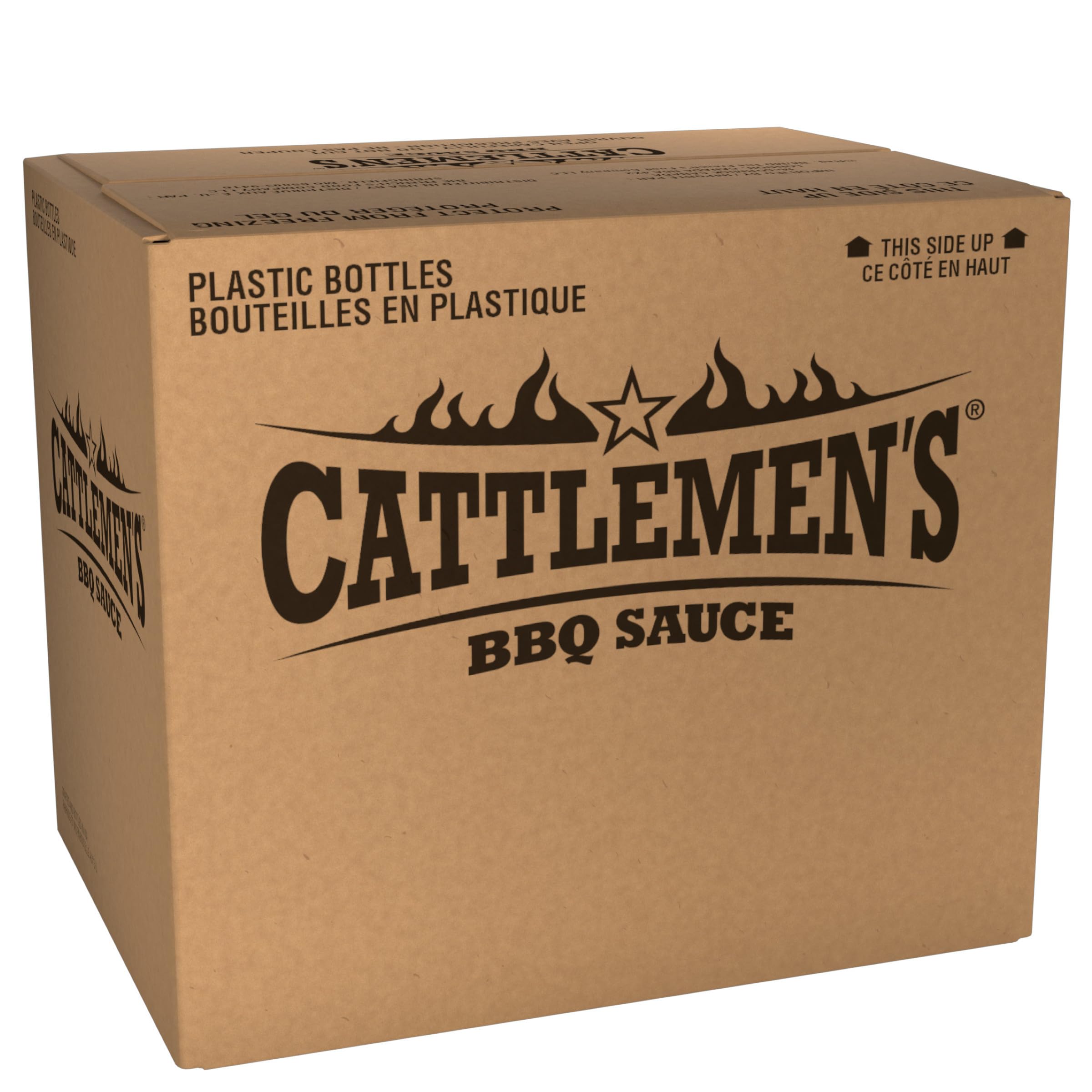 Cattlemen's Original Base BBQ Sauce, 1 gal (Pack of 4) - Four Gallon Containers Customizable Barbecue Sauce Base for Chefs, Ideal for Ribs, Briskets, Sauces for Salads, Seafood and More