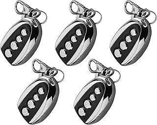 YWNYT Universal Remote Control Duplicator 433mhz Gate Garage Door Control Keychain Portal Remote Control Key for Vehicle Central Locking Systems, Electronic Garage Doors (5)