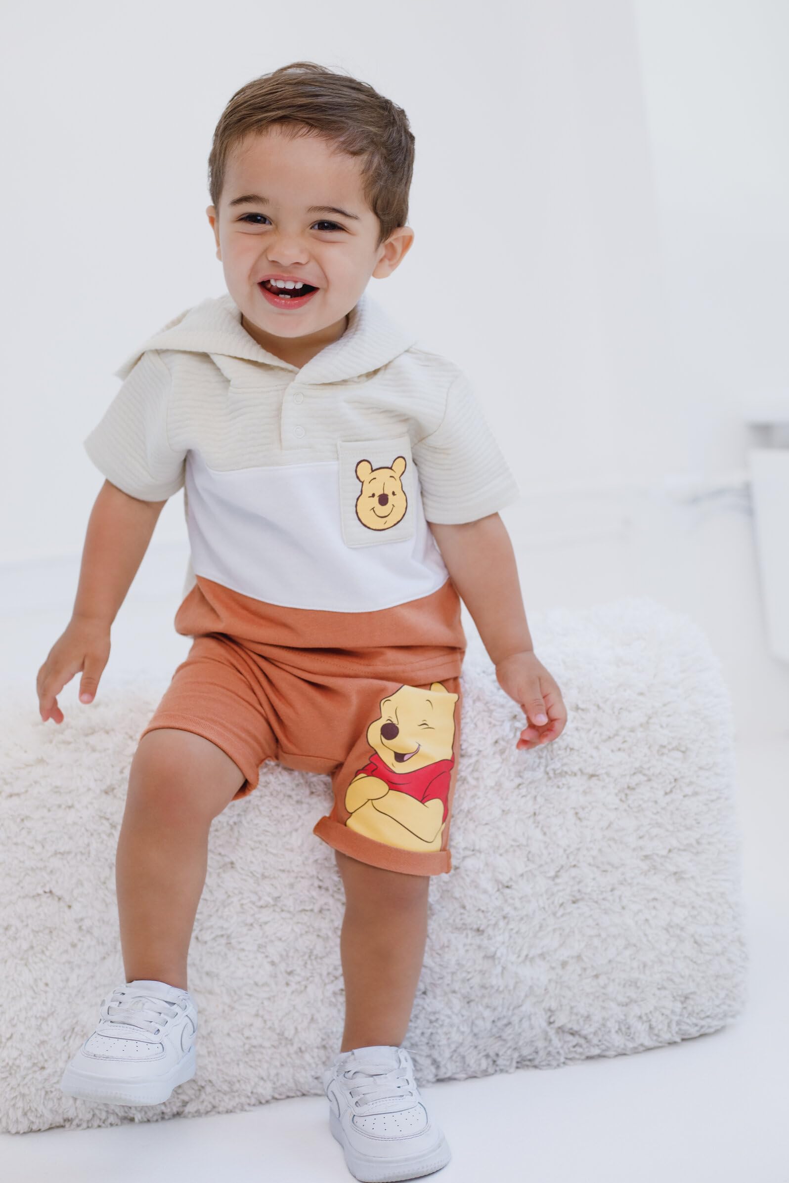 Disney Sweatshirt mit Kapuze und Shorts aus French Terry für Neugeborene bis Kleinkinder (Neugeborene - 5)