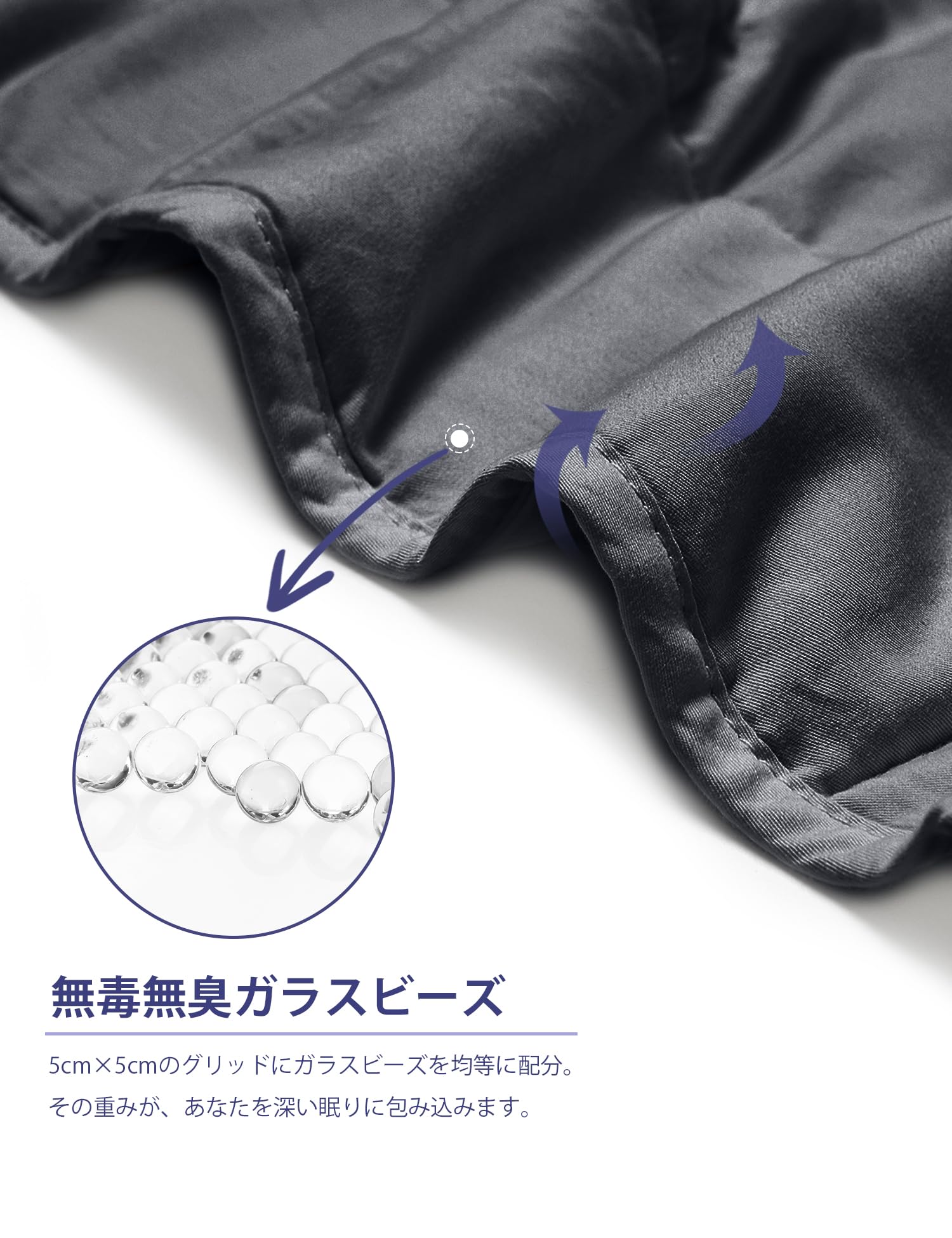 Amazon｜YnM ウェイトブランケット 加重ブランケット 重力ブランケット