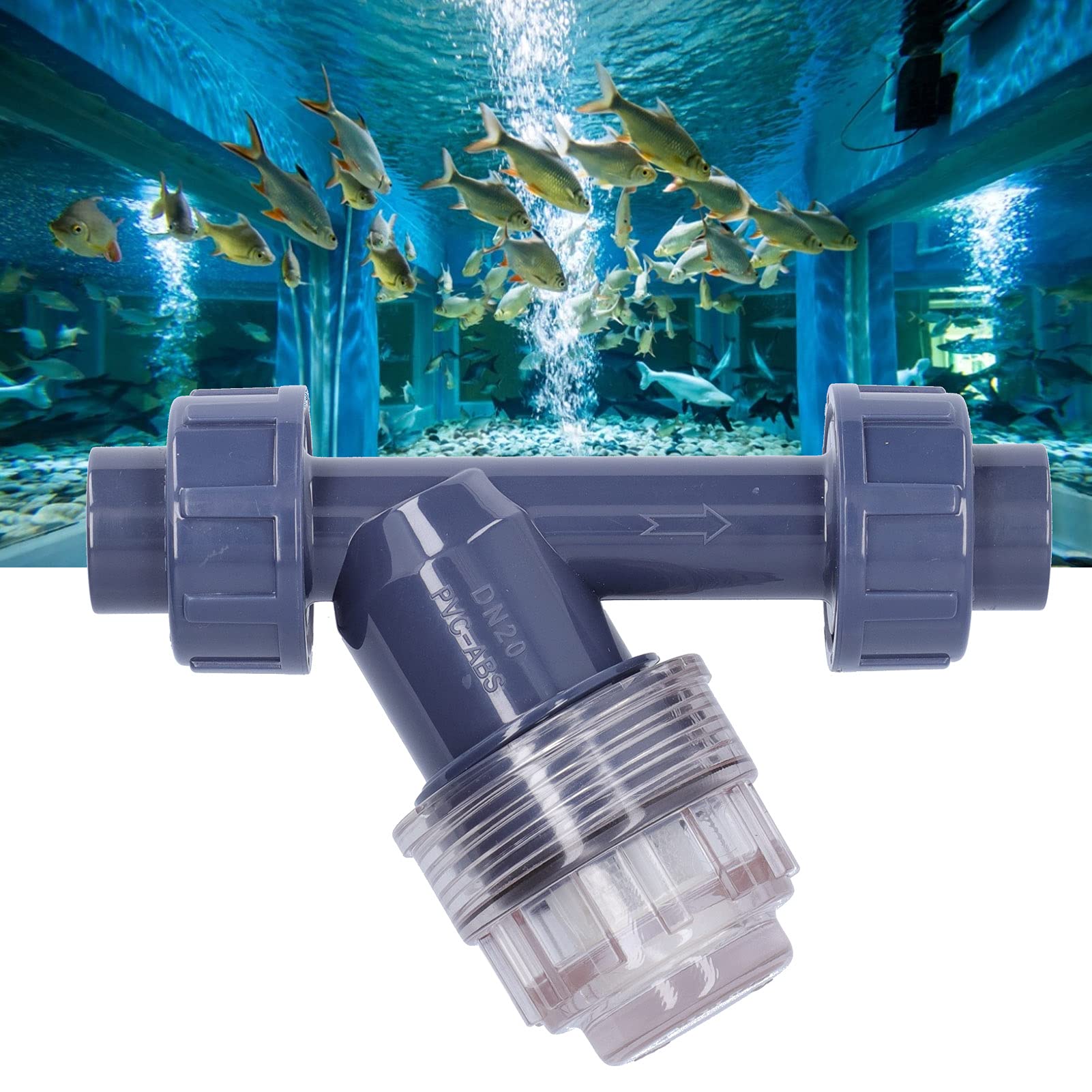 Food Strainers 25MM Y Strainer, Low Resistance Longer Filter Garden Water Pipe Filters Convenient Strainer for Aquarium