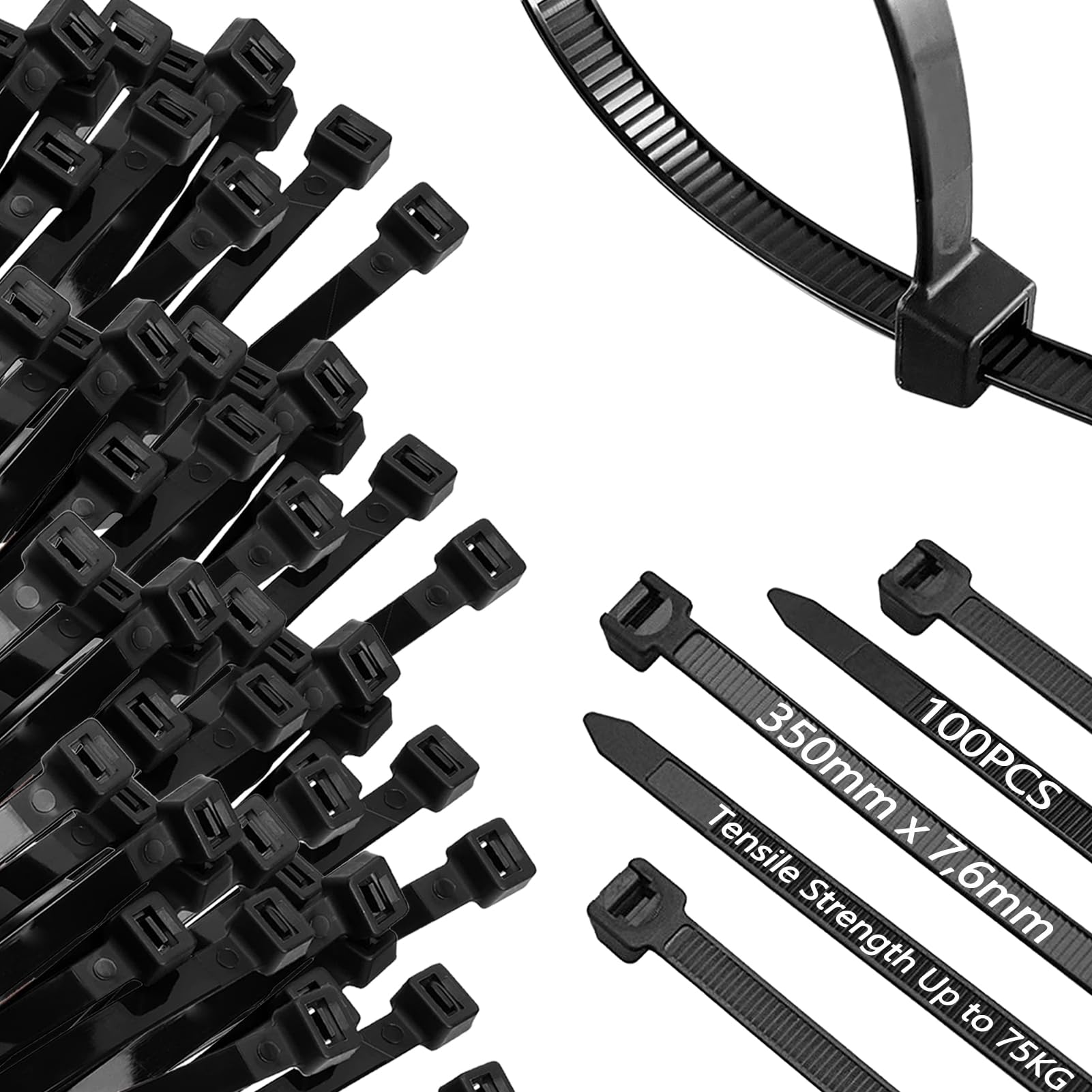 BM BM 100 FASCETTE NERE 370X7,6 N3776/B100 N3776 - Foto 11