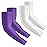 Rescoto 2 Pairs UV Protection Cooling Arm Sleeves Compression Sun Sleeves for Men Women Youth, Tattoo Cover Up, UPF 50