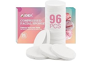 96Count Compressed Facial Sponges White: The Ultimate Face Painting Accessory