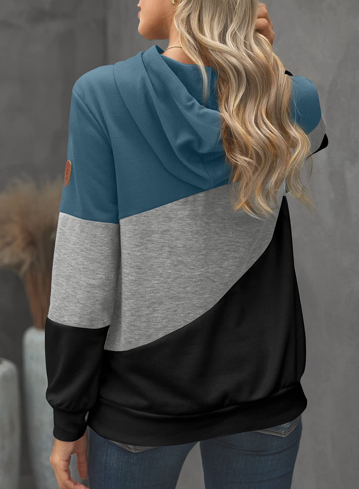 Dokotoo à Capuche Hoodie Manches Longues pour Automne Hiver