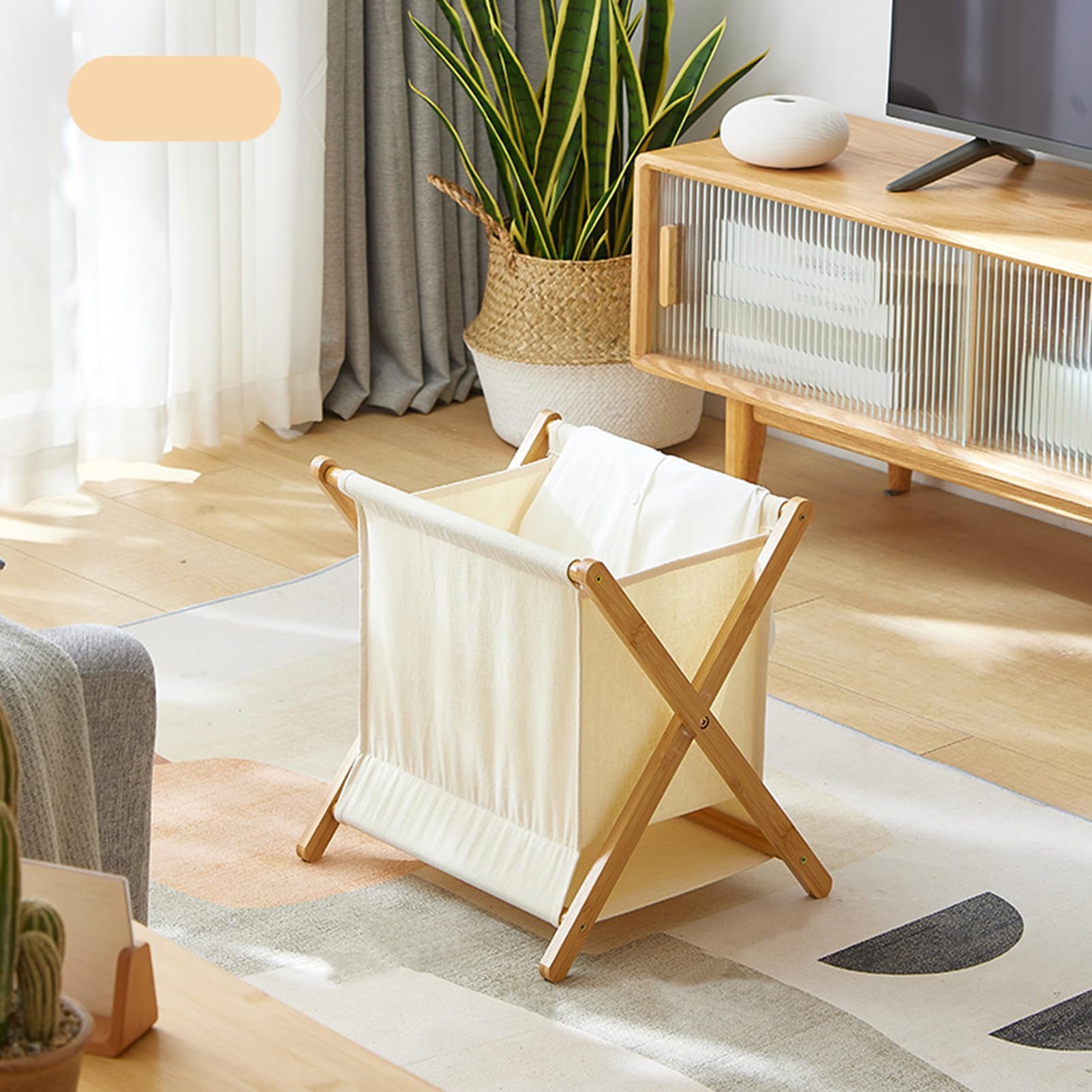 Dirty Clothes Hamper, Dirty Clothes Basket, Home Bedroom Scandinavia, Foldable Nan Bamboo, Storage Dirty Clothes Storage Basket, Storage Basket
