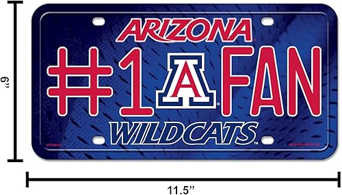 Miniatura 6 de Rico Industries Placa de matrícula metálica de los Bulldogs de la NCAA Alabama A&M #1