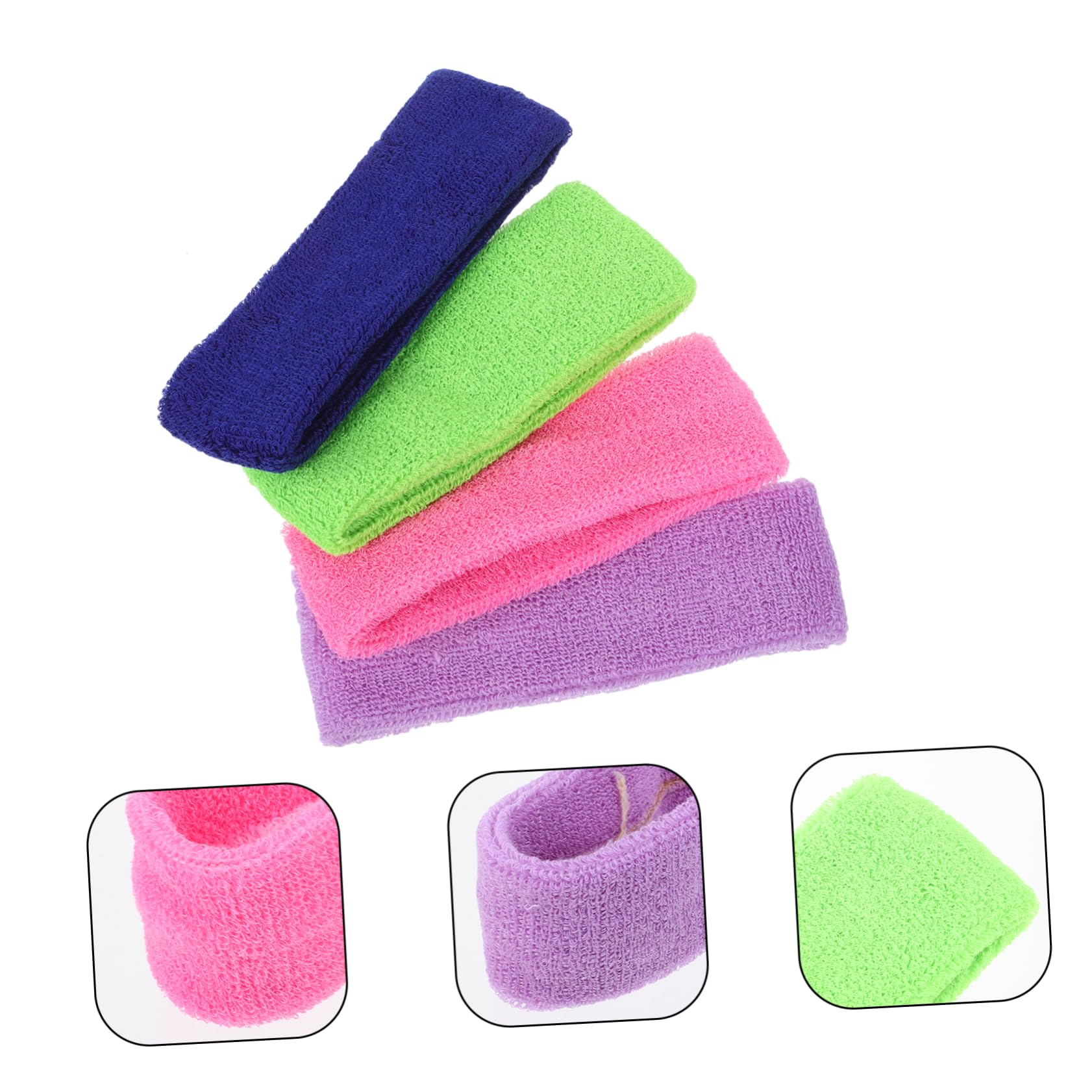 HEMOTON Fascia Assorbente Del Sudore Sport Nero Fasce Per Seta Fascia Per Multifunzione Fascia Per Professionale Filato Di Poliestere