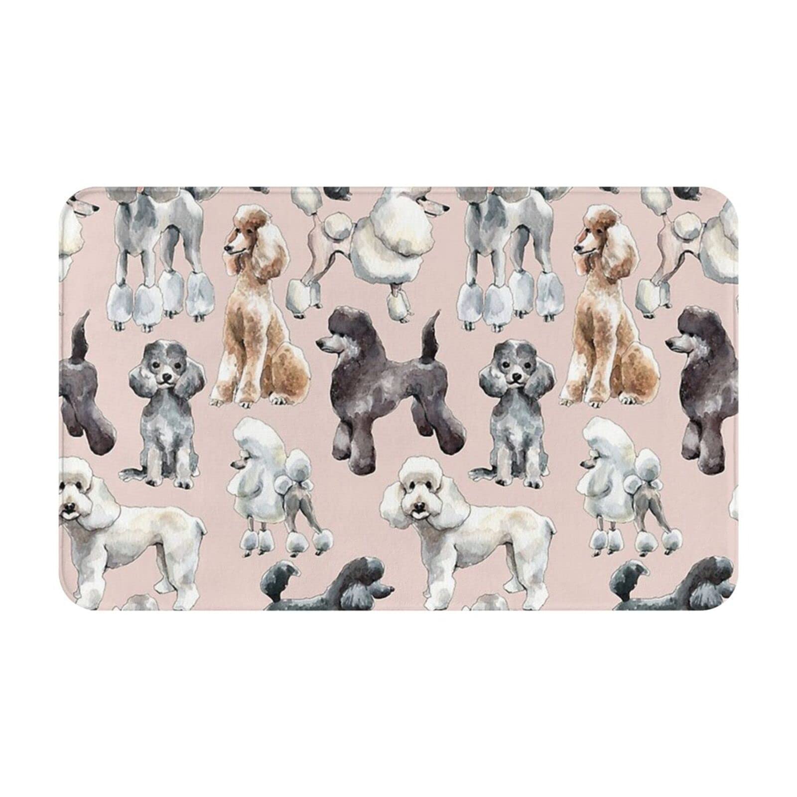 Tapis de bain caniche pour sécuriser la douche et la terrasse
