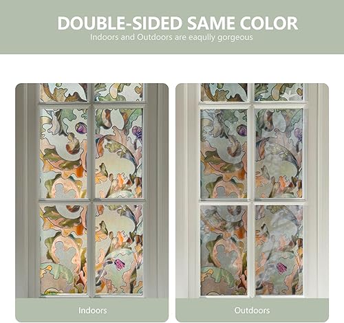 Miniatura 5 de Add.Heres Película de privacidad para vidrieras 3D (Serenata frondosa)