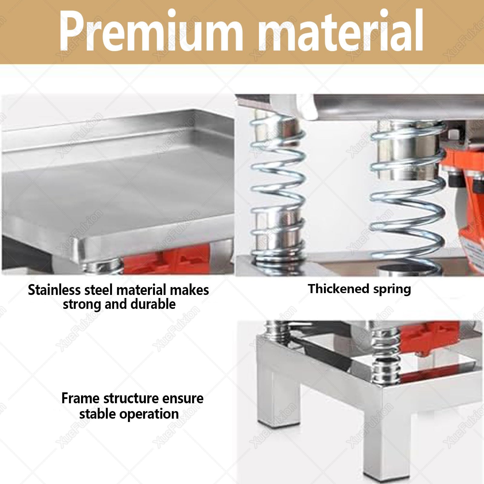 Table vibrante en béton,plate-forme vibrante,modèle secoueur plâtre tapis,pour formes de vibration de forme,banc d'essai vibrant en acier inoxydable,augmentation de la résistance du béton 500*500mm