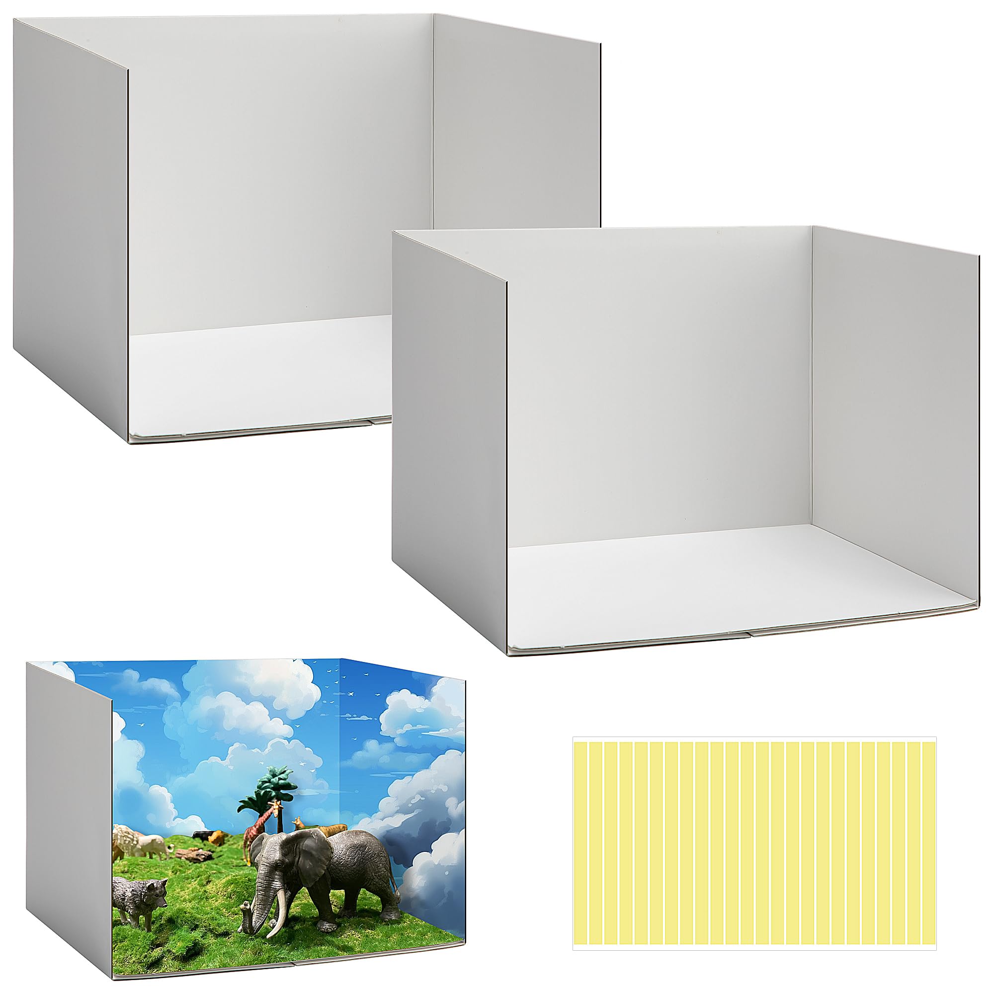 Amazon.com: codree 2 Pcs Cardboard Diorama Kit, Diorama Box for