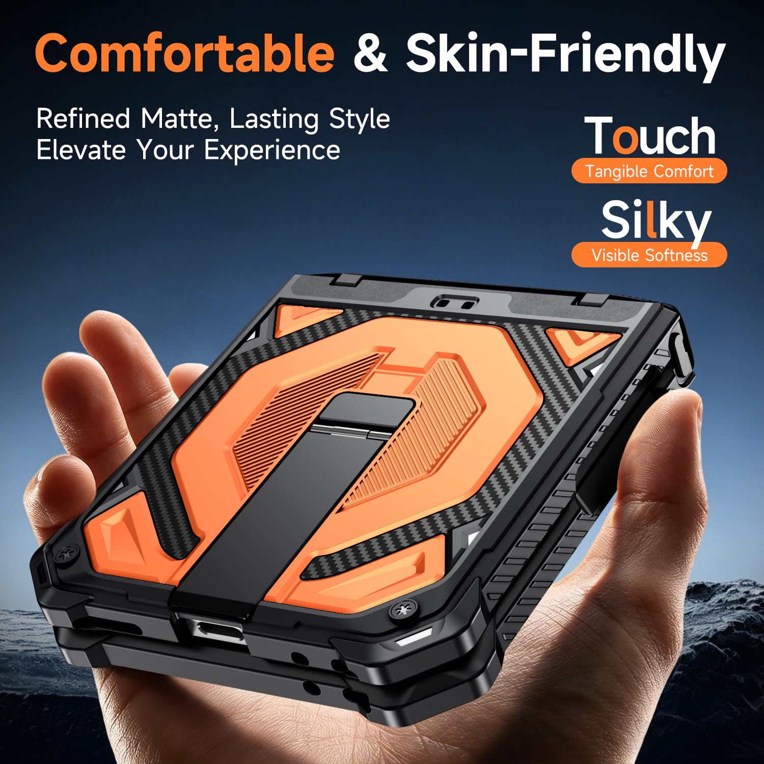 Ysnzaq Custodia magnetica per Samsung Galaxy Z Flip8 con cavalletto