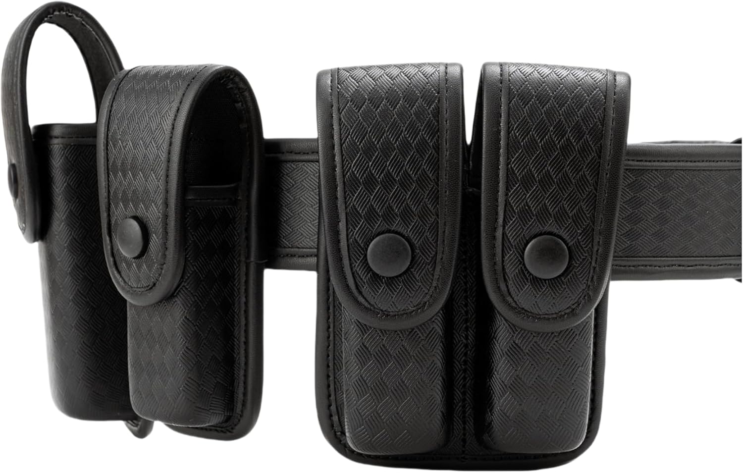 TACNEX Single/Double Magazine Pouch Duty Belt Nylon Mag Holder Pistol Mag MOLLE Holster Carry Case Compatible w/Double & Single Stack Magazines .380, 9mm & 40 Cal for Glock H&K Ruger S&W M&P Walther