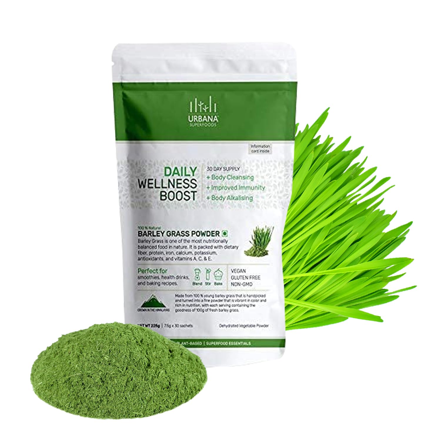 See full amazon price history chart for Urbana Superfoods Barley Grass Smoothie Mix Powder- Rich Superfood for Improved Immunity & Body Cleansing- 100% Natural, Organic, Non-GMO, Gluten-Free, Vegan- 225g- Perfect for Smoothies, Juice, Soup Urbana Superfoods Barley Grass Smoothie Mix Powder- Rich Superfood for Improved Immunity & Body Cleansing- 100% Natural, Organic, Non-GMO, Gluten-Free, Vegan- 225g- Perfect for Smoothies, Juice, Soup (B08FC2FCNY) Amazon Price History, Amazon Price Tracker