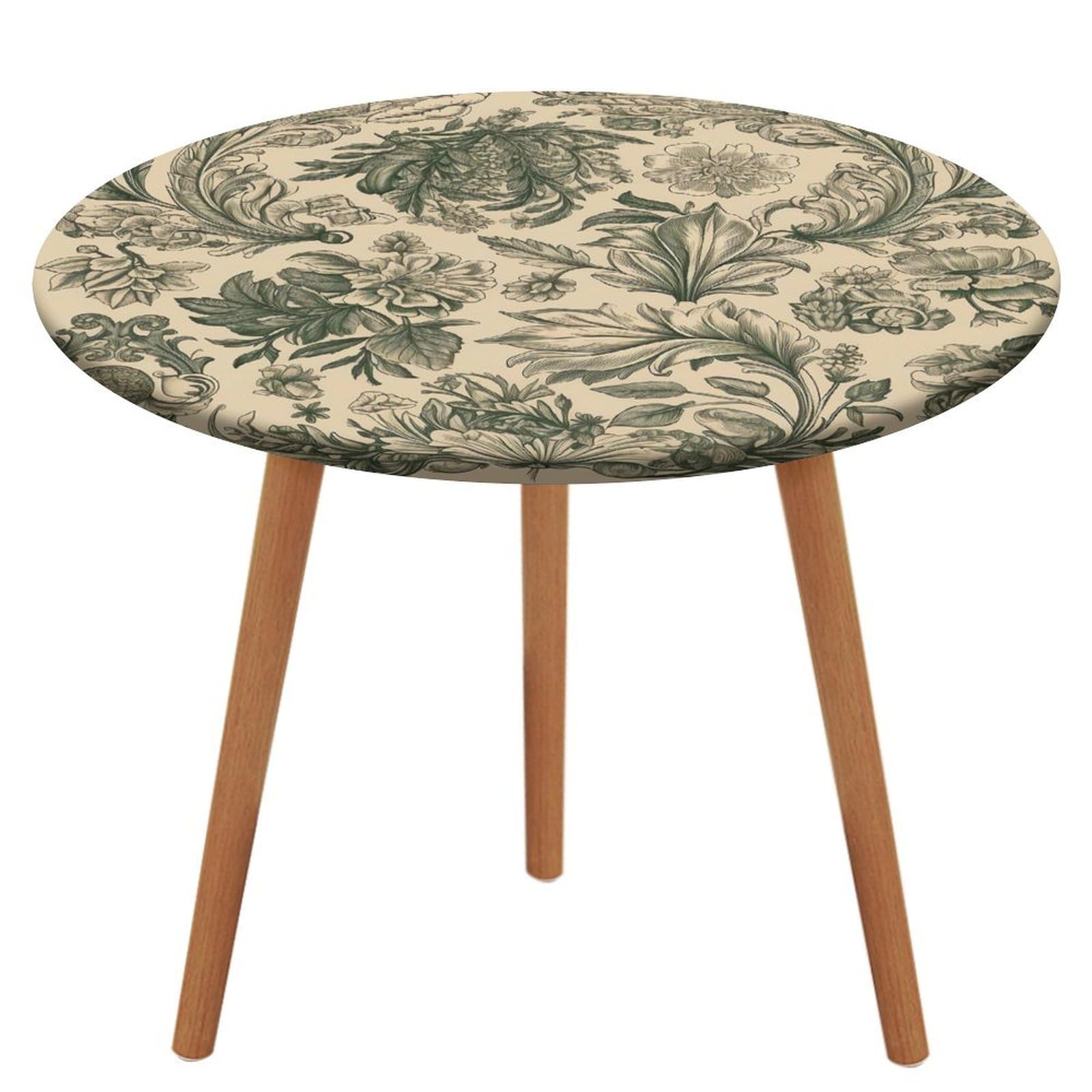 Runde Tischdecke Mit Gummizug – Wasserdicht, Für Outdoor (Blau, Größe S