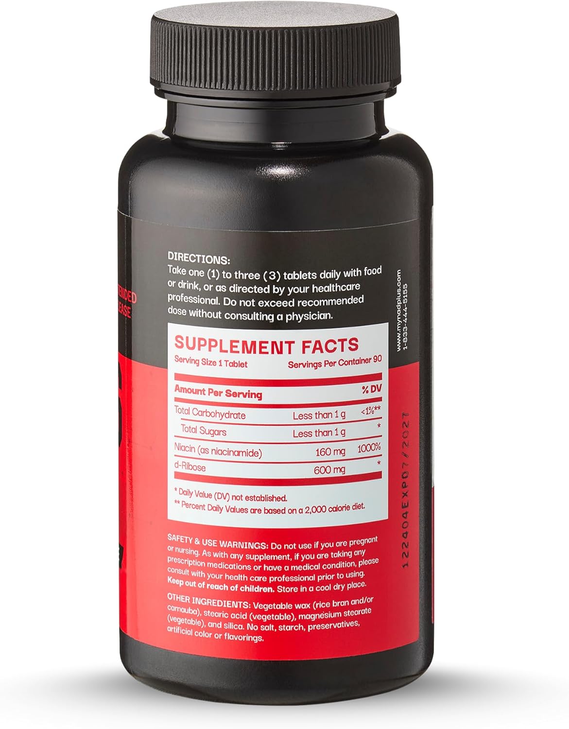 Revive | NAD+ Supplement Tablets for Men & Women | NAD Supplement Powered by RiaGev®-SR | Cellular Energy, Metabolism, Brain and Healthy Aging Support | Vegan, Non-GMO & Gluten-Free (90 Tablets) - Image 2