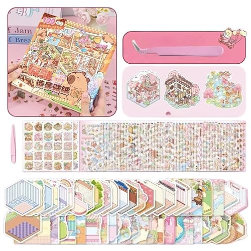 kaensc 20 set di adesivi 3D fai da te, 3D fai da te, per creare il proprio negozio in miniatura, per adulti, stress kaensc 20 set di adesivi 3D fai da te, 3D fai da te, per creare il proprio negozio in miniatura, per adulti, stress
