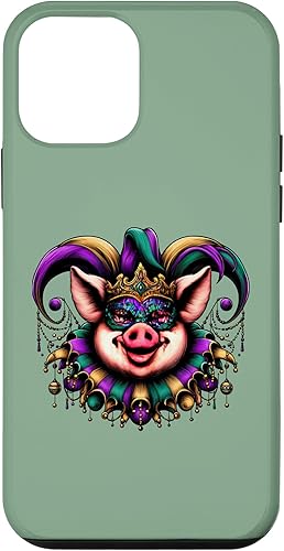 iPhone 12 mini Mardi Gras Pig Case