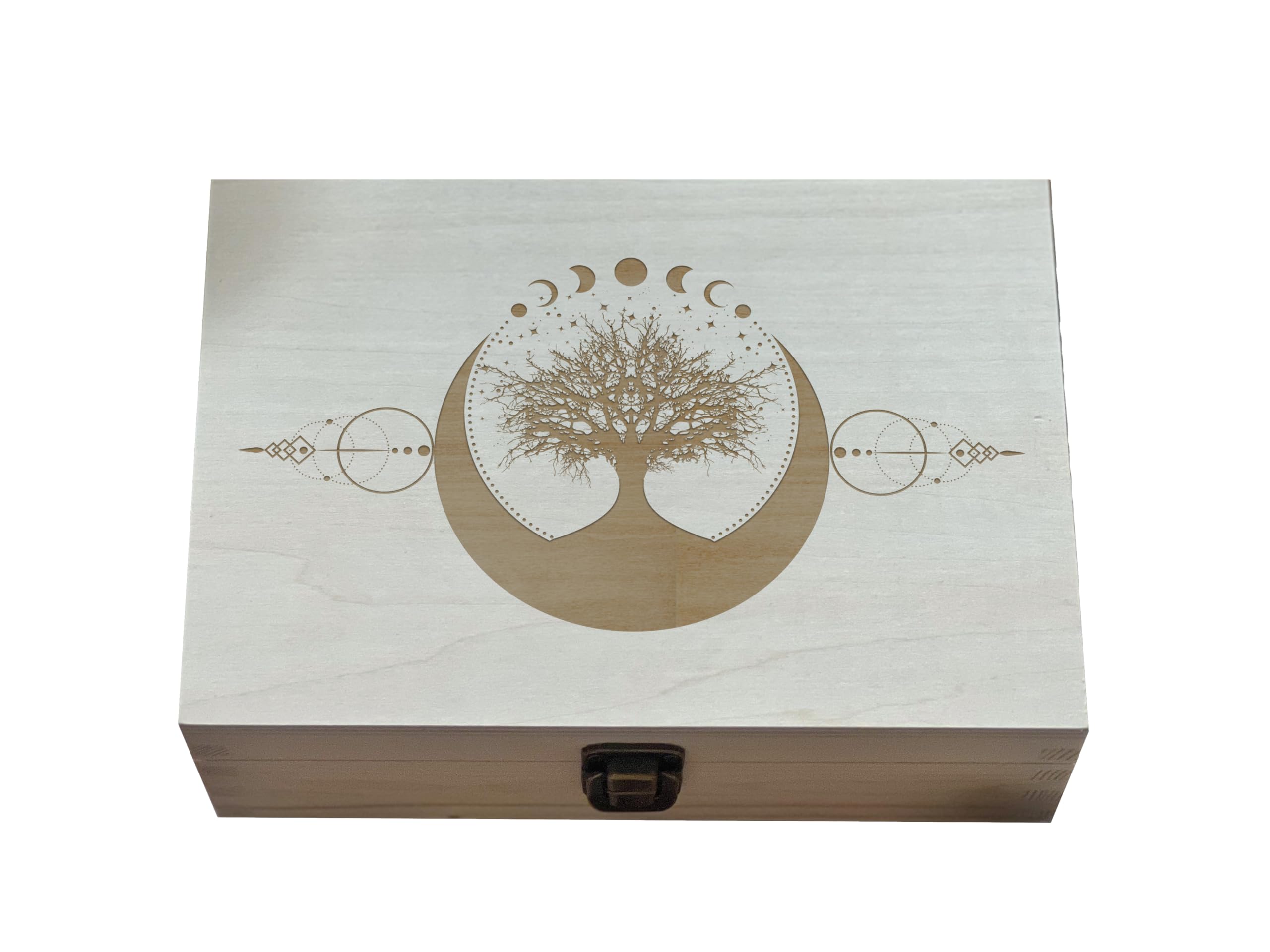 Amazon.com: Crescent Moon Box, Wooden Box, Storage Gift, Moon