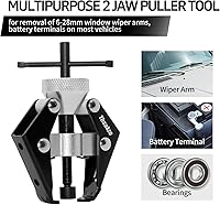 Vista 4 de Herramienta de extracción de brazo de limpiaparabrisas Terminal de batería y extractor de brazo de limpiaparabrisas Rodamiento de batería