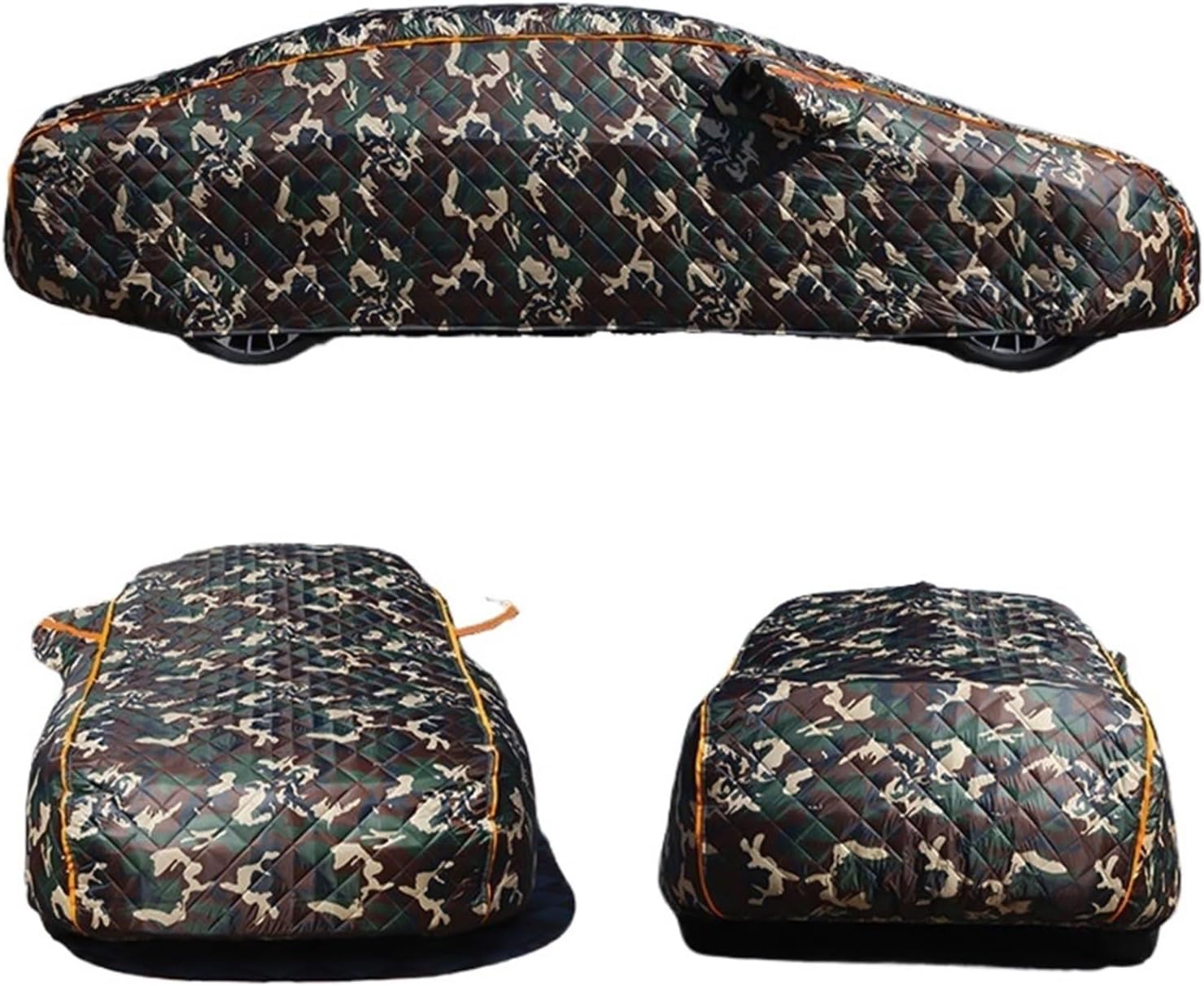 Car Cover Winter Outdoor Awning Covers Exterior Vehicle Windshield Snow Full External Hail Proof Outer(Black,L)