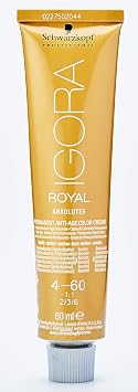 Schwarzkopf Igora Royal Permanent Hair Color Absolutes 2oz/60ml (4-60)