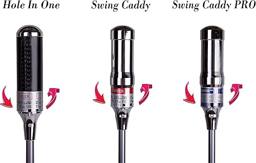 Miniatura 7 de Swing Caddy Entrenador de swing de golf patentado para distancia, ritmo, tempo, precisión y calentamiento