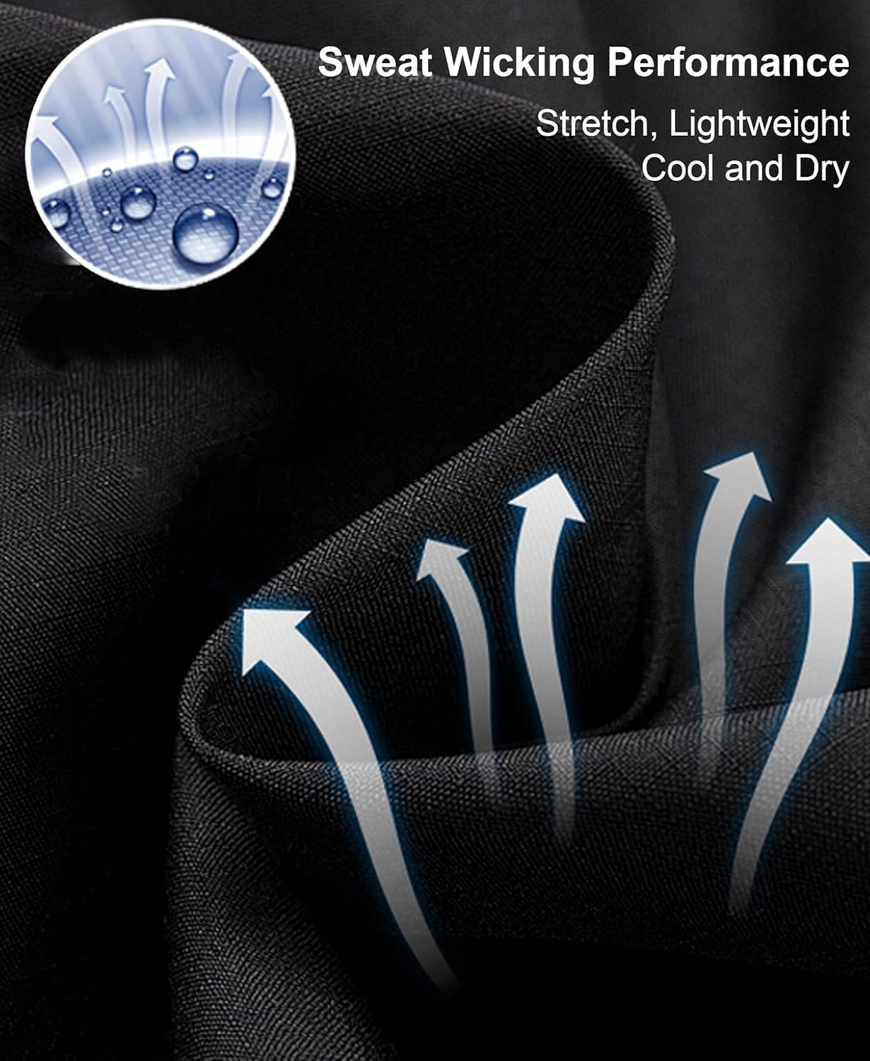 Liberty Imports Pack of 5 Men's Stretch Cool Dry Muscle Tank Tops Athletic Crewneck Sleeveless Workout Shirts - Image 7