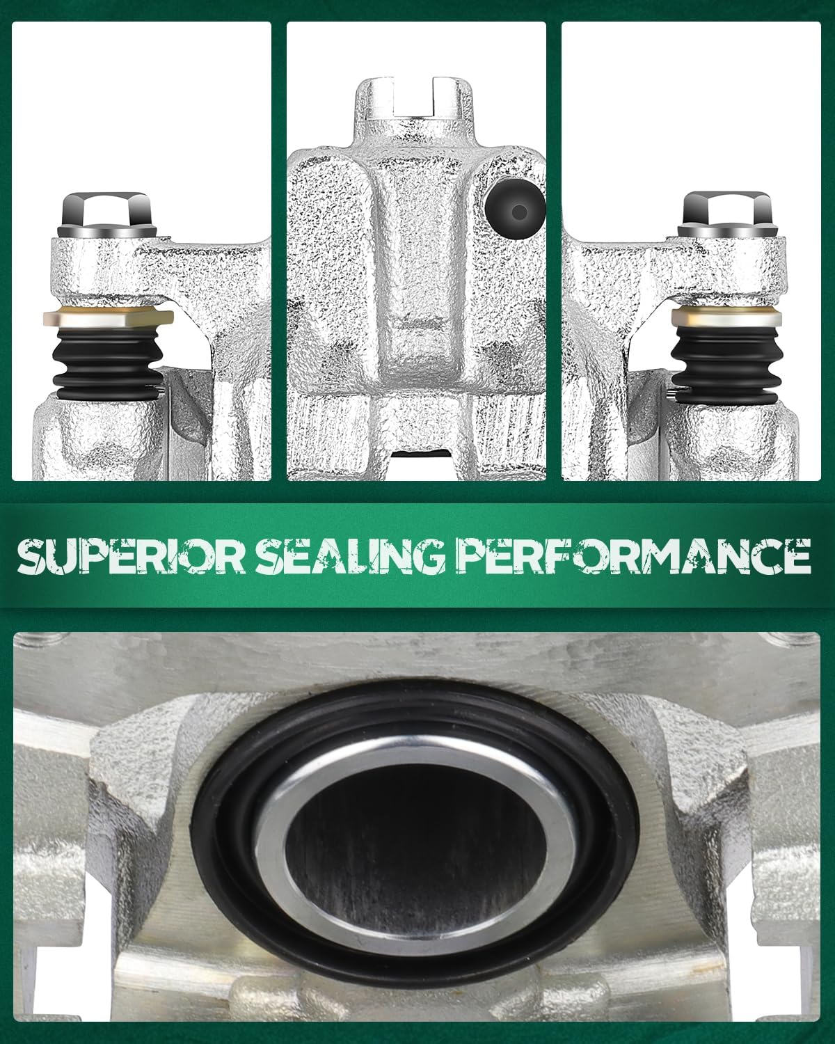 AUTOMUTO Rear Left & Right 19-B2588 19-B2589 Disc Brake Calipers With Bracket For Acura CL 2001-2003 For Acura TL 1999-2008 For Honda Element 2003-2011