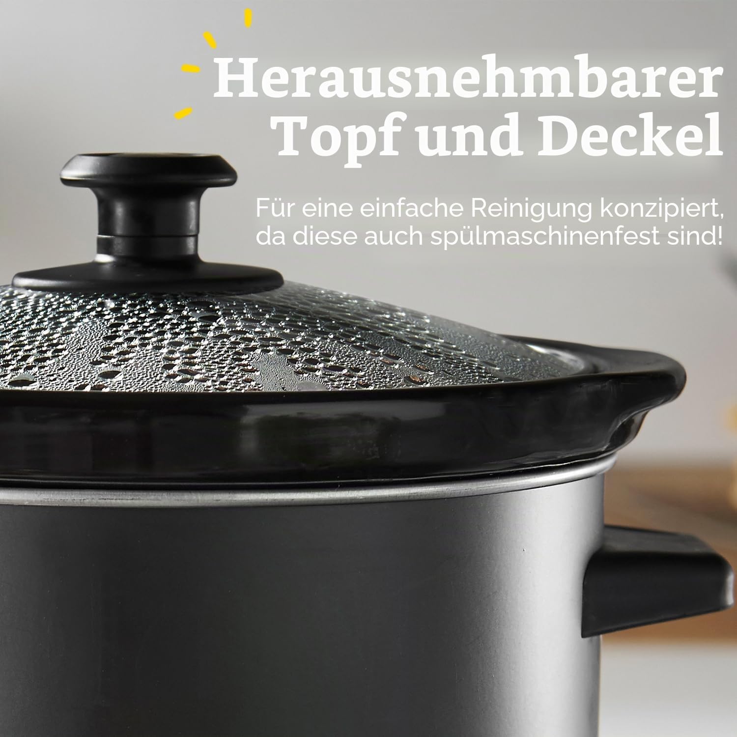 Russell Hobbs 24180 Langsamer Kocher, 3,5 l, schwarz mit UK-Stecker