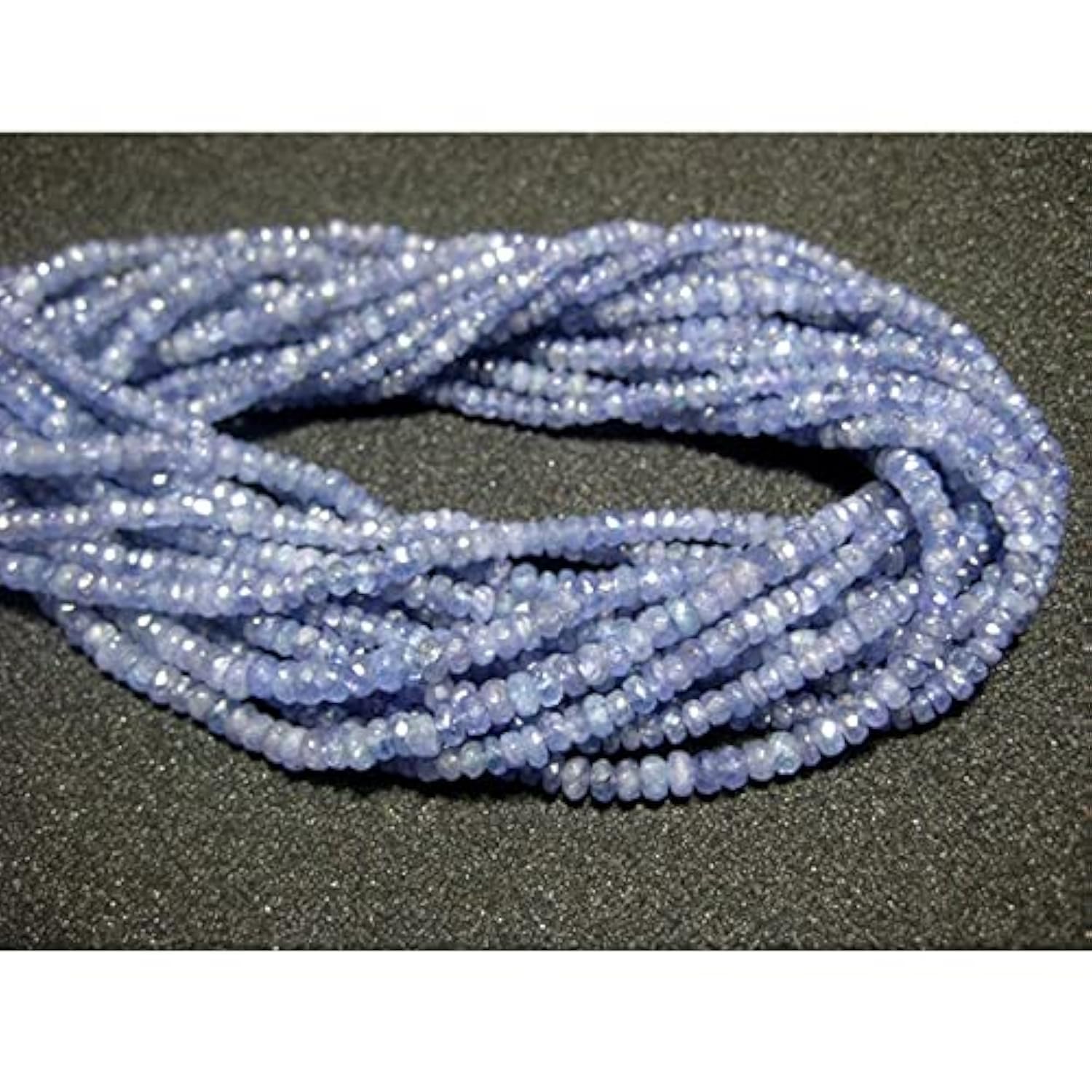 Tanzanite en perles facettées pour fabriquer un bracelet bohème chic