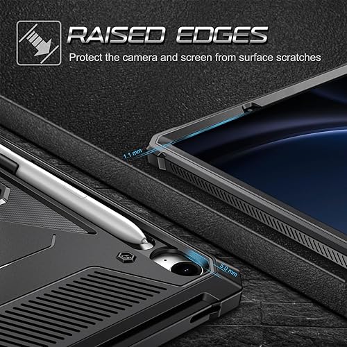 Miniatura 7 de Fintie Tuatara - Funda a prueba de golpes para Samsung Galaxy Tab S9 FE 5G de 10.9 pulgadasGalaxy Tab S9 de 11 pulgadas 2023, protector de pantalla