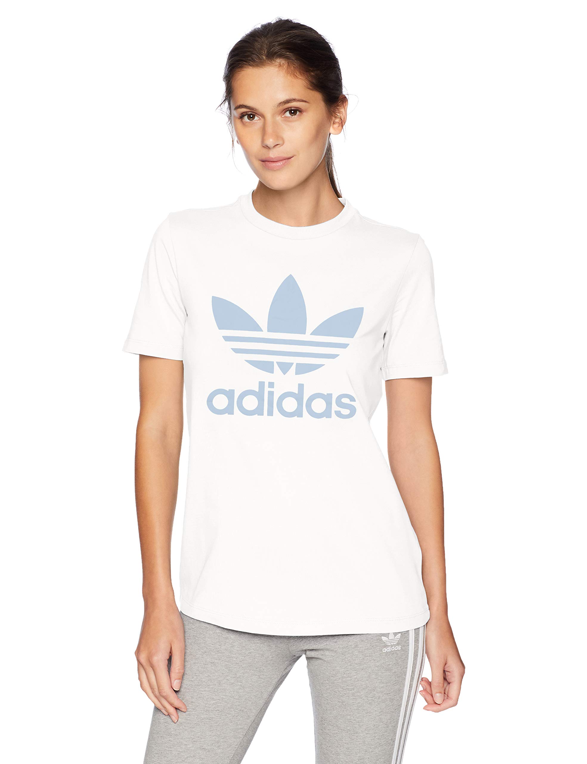 adidas Originals Men's Trefoil T-Shirt White/Easy Yellow Small — view 15