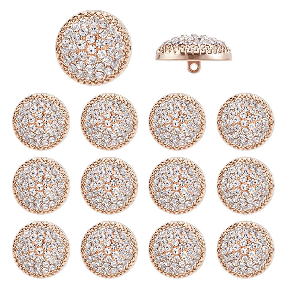 Boutons dorés strass de 2,5 cm MAYJOYDIY pour sublimer les robes de mariée