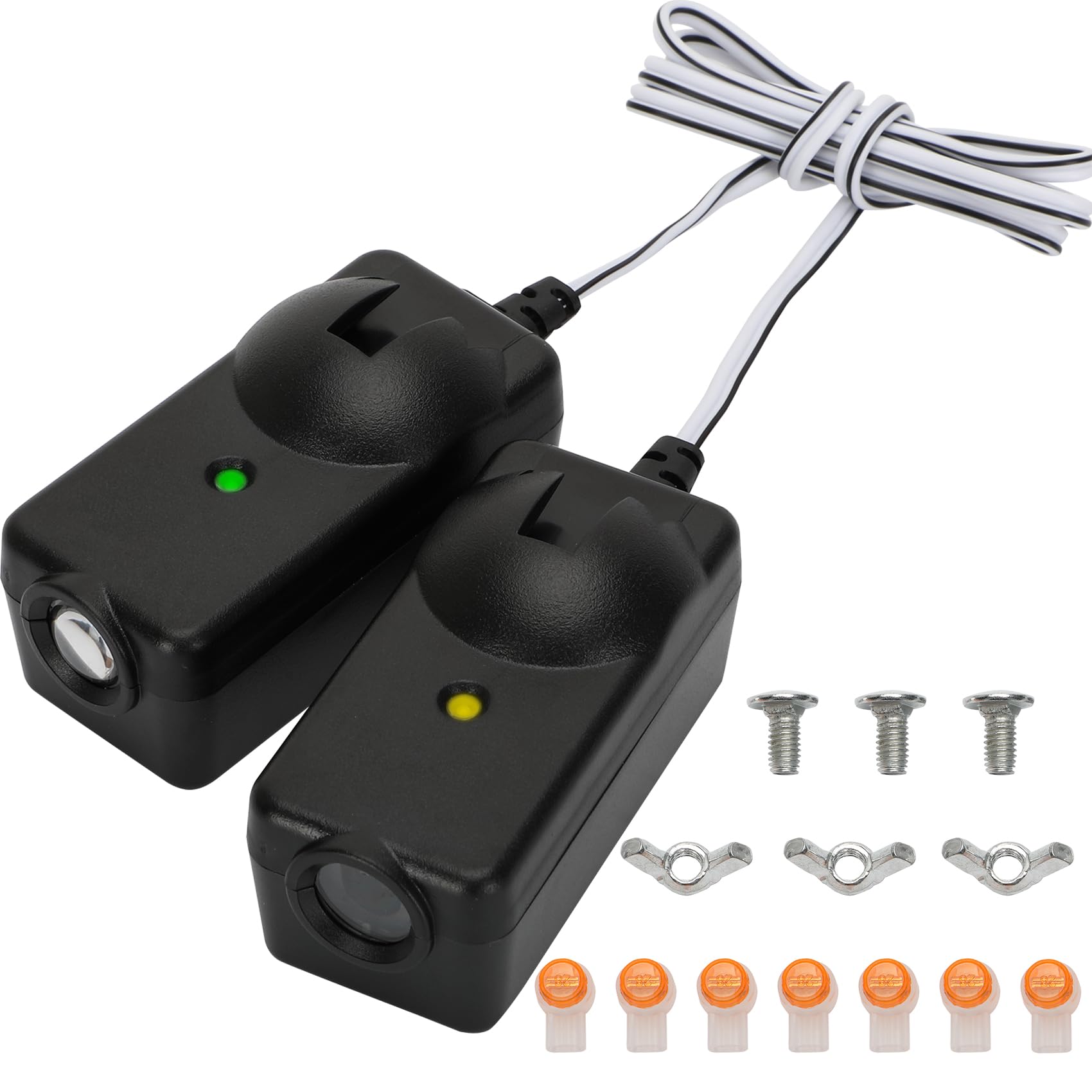 2024 Upgrade 41A5034 Safety Sensor Kit Compatible with Liftmaster Chamberlain Sears Craftsman Garage Door Opener Made After 1997, Replace G801CB-P